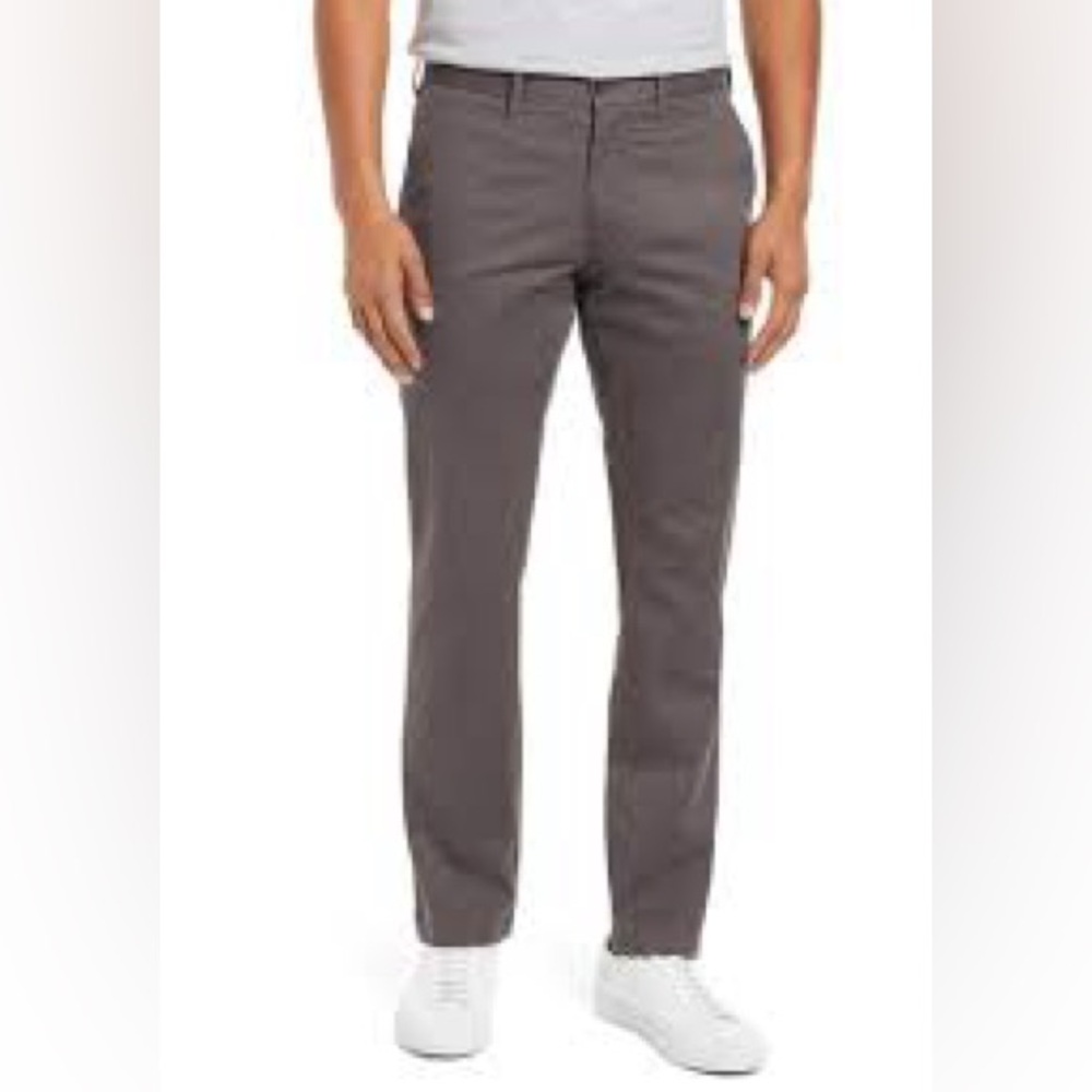NWT 1901 Men's Charcoal Chinos Slim Fit Sz 34x30